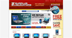 Desktop Screenshot of itsurplusliquidators.com